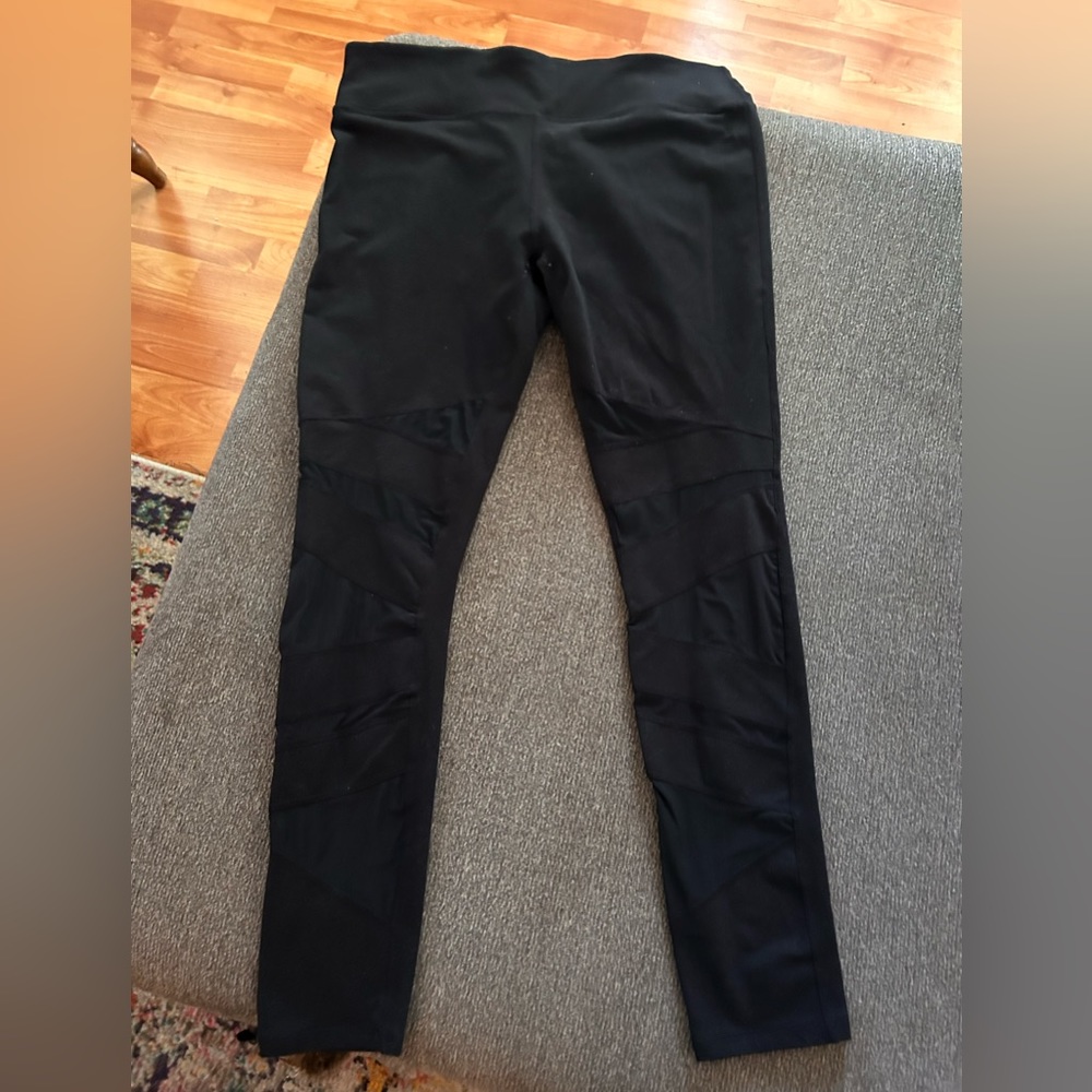 Sheer cut out leggings
